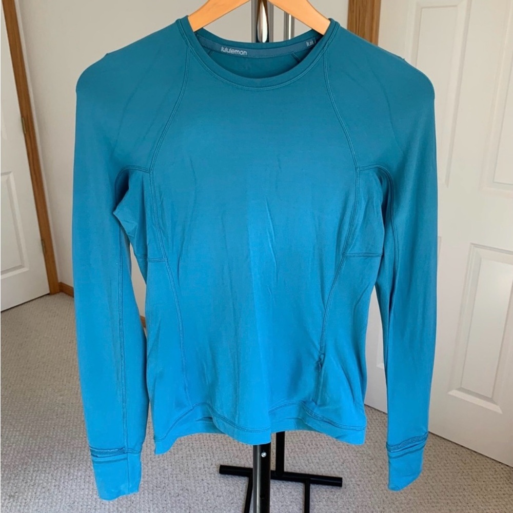 lululemon athletica Teal Long Sleeve Top